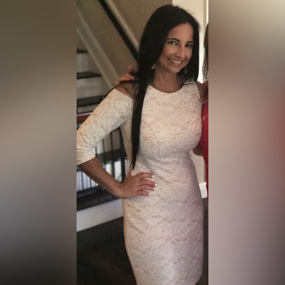 Eliza J Cold Shoulder Sheath Dress - 4P - Picture 5 of 7